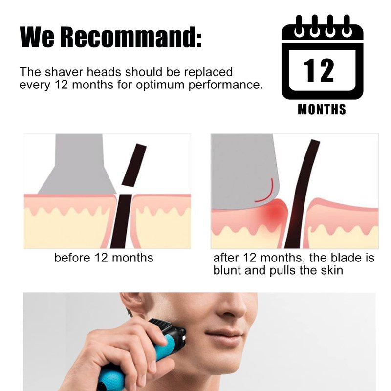 Shaver Blades for Braun Series Replacement Head
