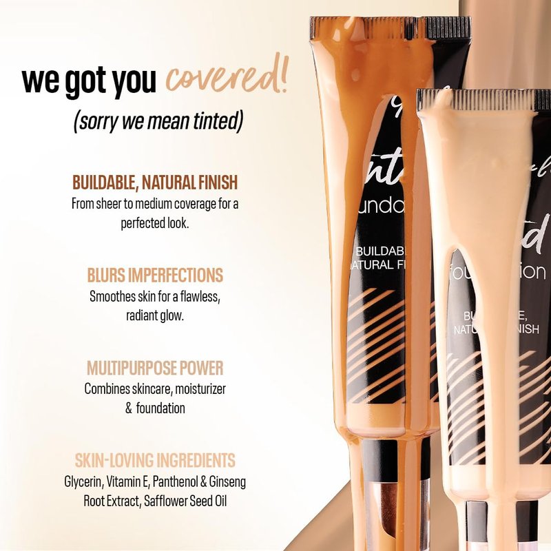 L.A. Girl Tinted Foundation - Medium Beige | Lightweight Coverage, Pack of 2