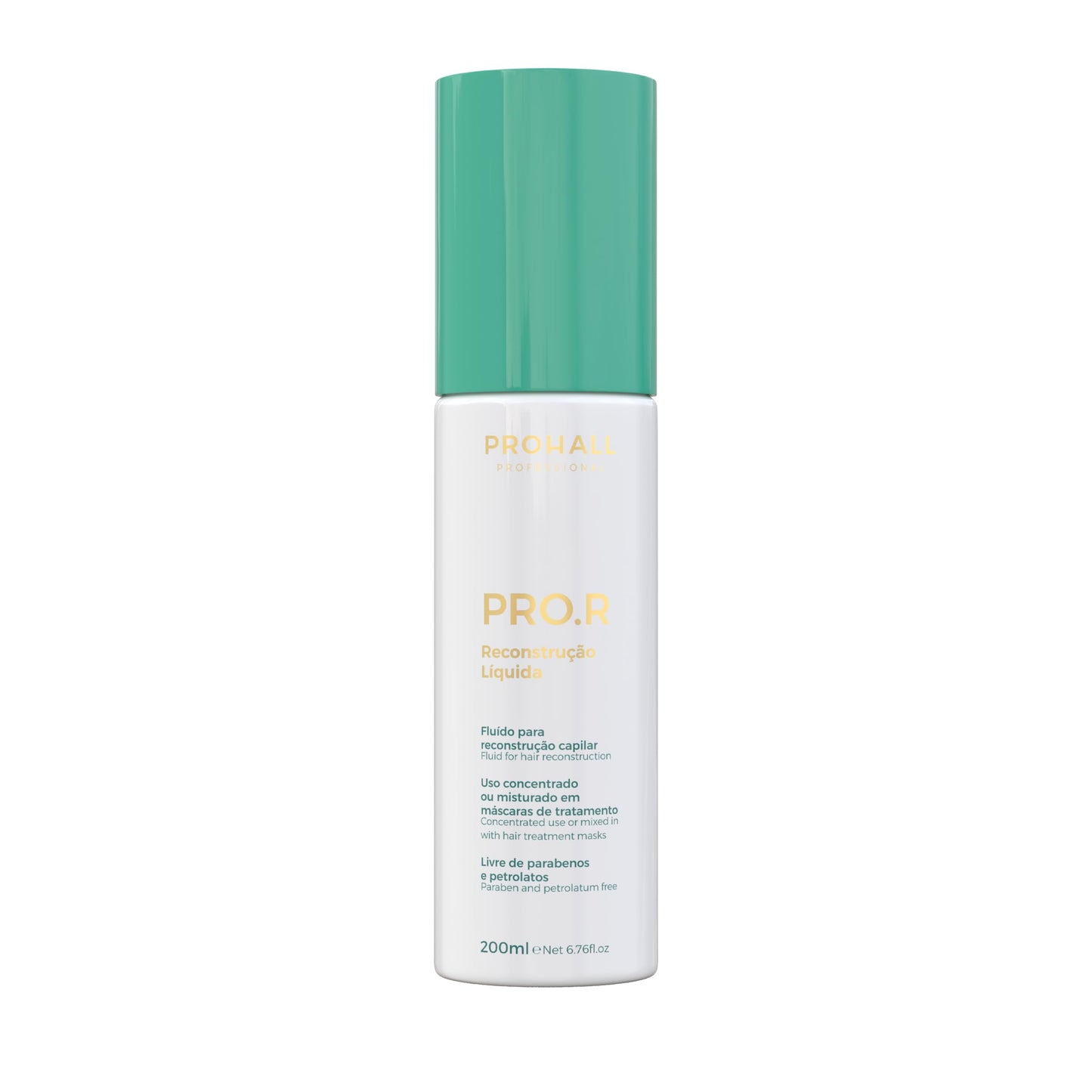 Prohall Cosmetic Pro R Liquid Keratin Hair Treatment for Dry Damaged Hair- Replenish Lost Hair Nutrients & Reconstruct the Fiber while Promoting Strength & Shine - Quick 5 min Application - 6.76FlOz