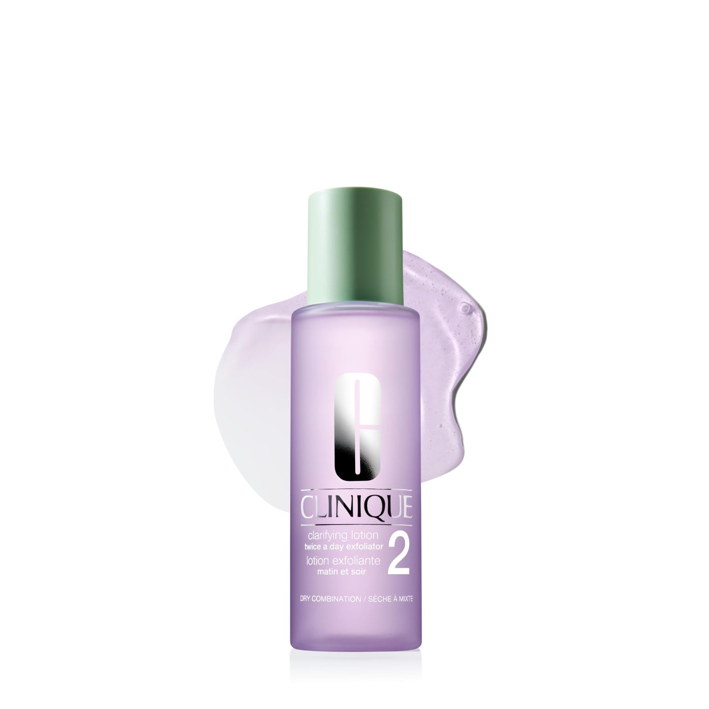 Clinique Clarifying Lotion 2 | Gentle Exfoliator For Dry Combination Skin Types | Face Toner With Witch Hazel | Step 2 in 3-Step Skin Care Routine, 6.7 Fl Oz