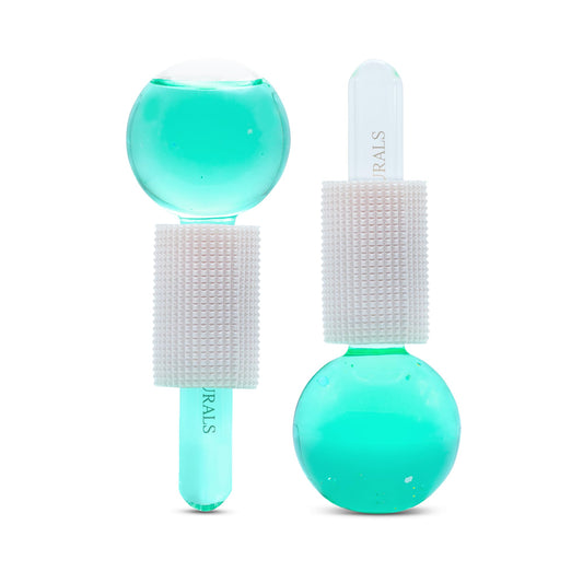Satavi Naturals Beauty Ice Globes (Heat-Resistant & Freezer-Safe) Luxurious Facial Tools for Radiant Skin, Enhances Circulation to Tighten Skin, Reduce Puffiness, Minimize Pores, Alleviate Tension