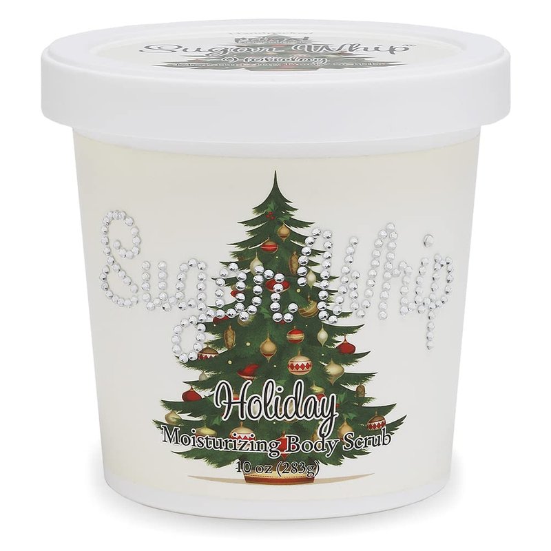 Exfoliating Sugar Scrub - Primal Elements Sugar Whip Body Cleanser & Moisturizer | 10 oz Holiday Package