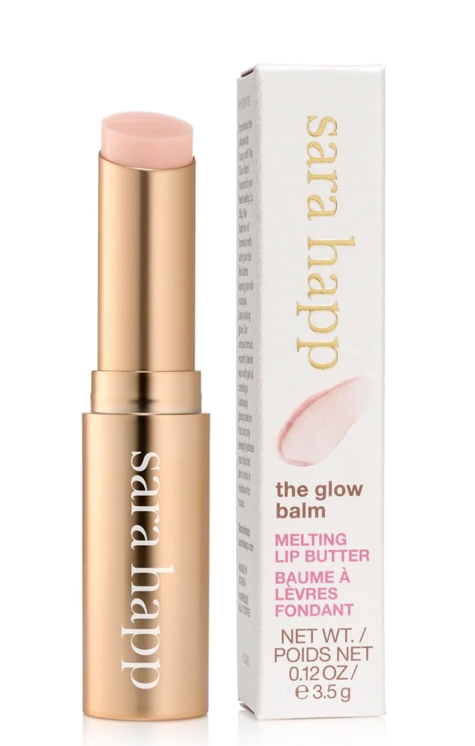 Sara Happ Glow Balm Lip Balm - Hydrating & Softening Formula for All Skin Types