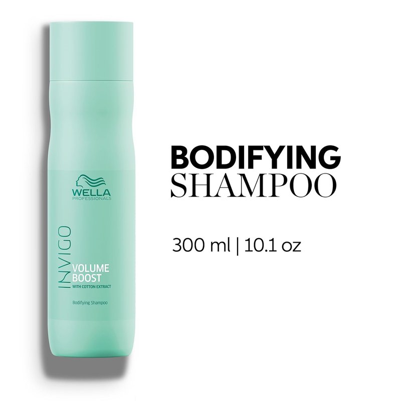 Wella Professionals Invigo Volume Boost Shampoo - Bodyfying Spring Blend for Extra Volume | 33.8 Fl Oz