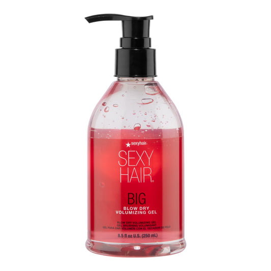 SexyHair Big Blow Dry Volumizing Gel| Added Volume with Hold | Up to 72 Hours of Humidity Resistance | All Hair Types, 8.5 Fl Oz (Pack of 1)