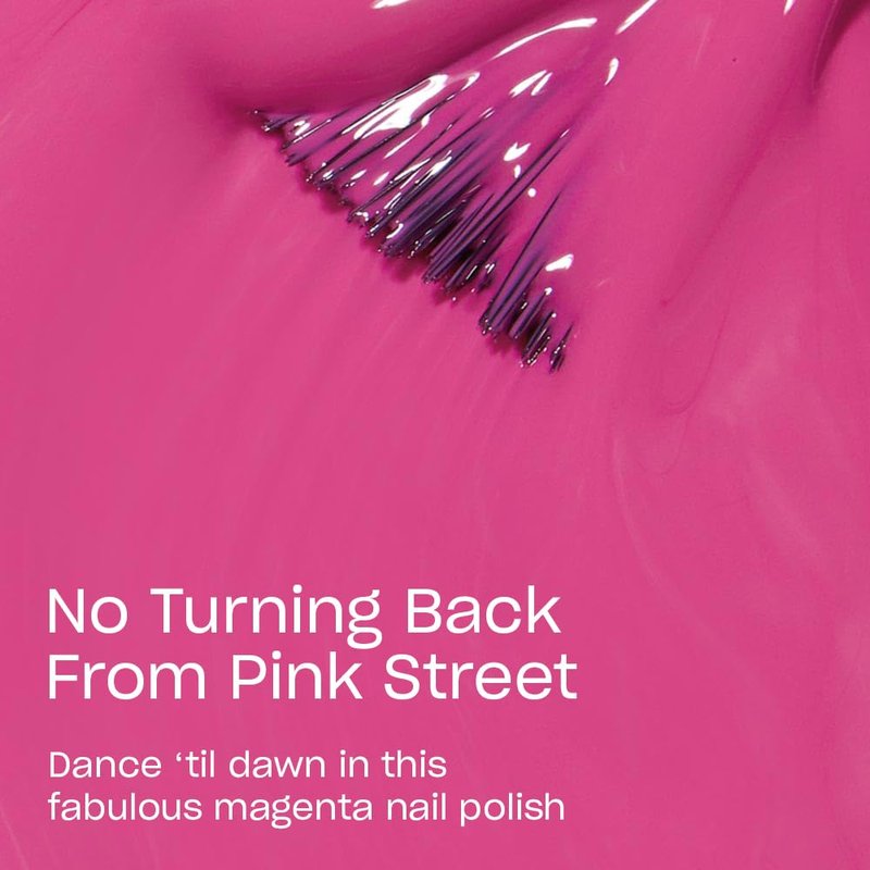 OPI Nail Lacquer No Turning Back From Pink Street | Opaque Bright Pink Crème Chip Resistant Nail Polish | Lisbon Collection