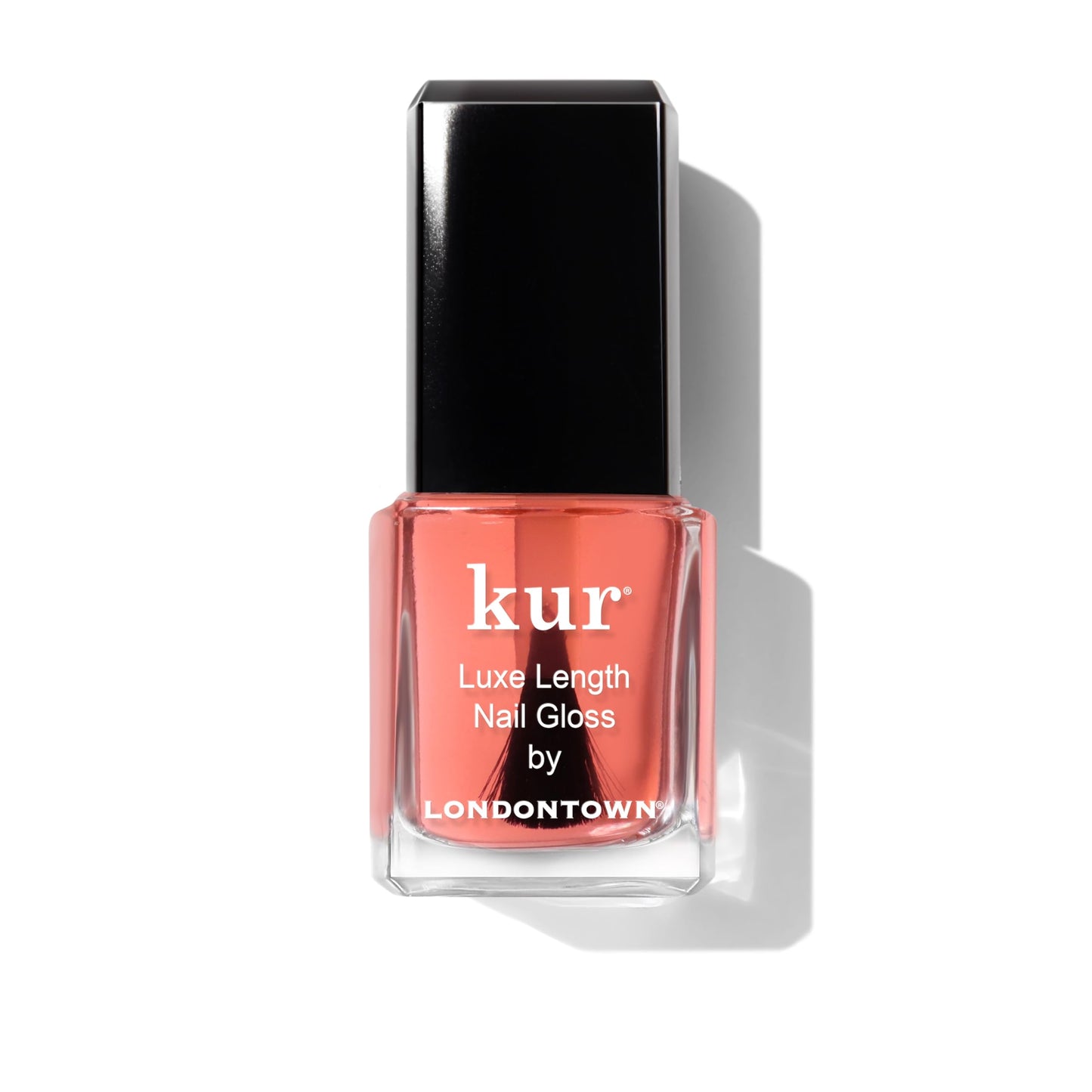 LONDONTOWN Luxe Length Nail Gloss – Strengthens & Protects Nail Length, Boosts Keratin & Ceramide Production, Prevents Breakage, .24 fl oz