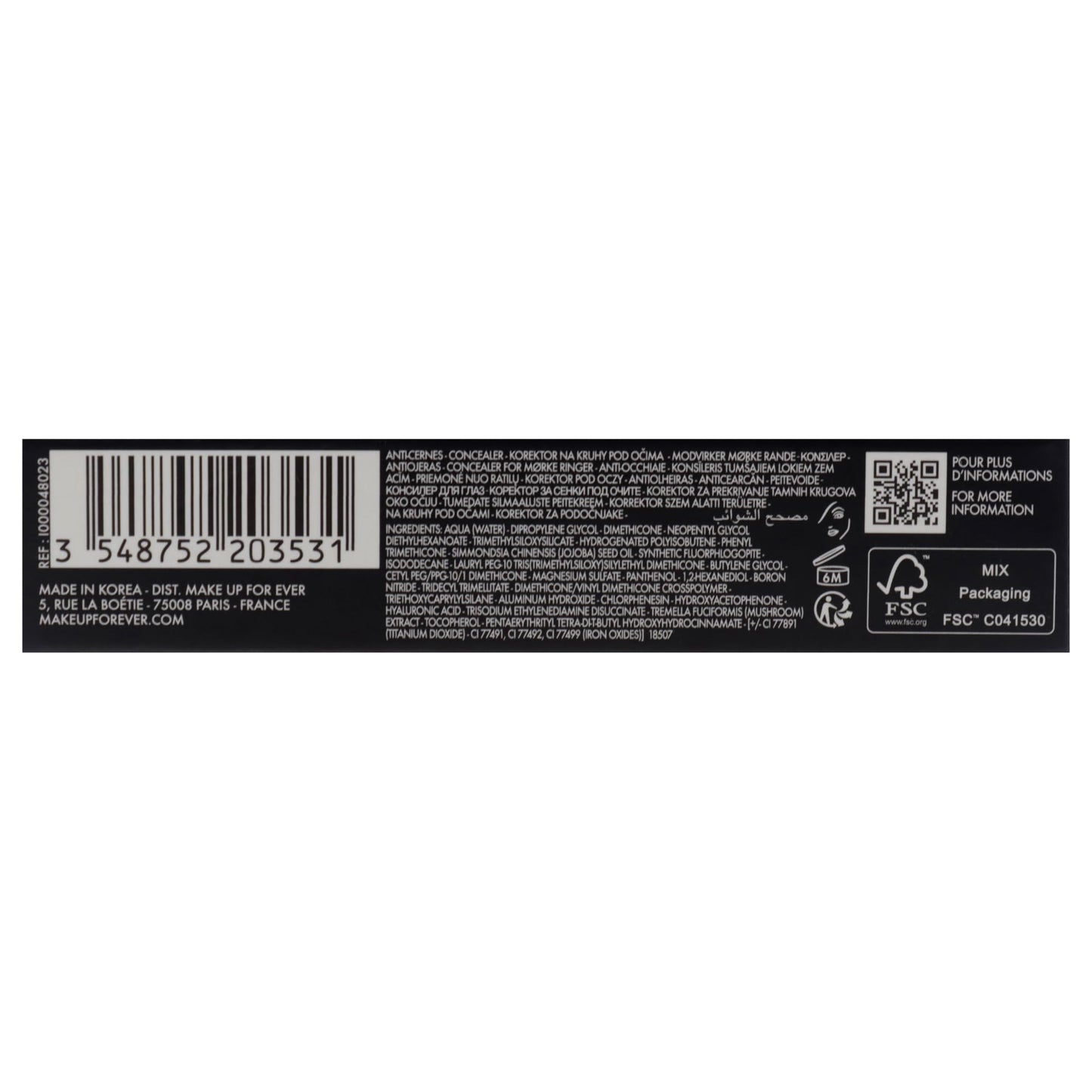 HD Skin Concealer - 2.3R Oat by Make Up For Ever for Women - 0.16 oz Concealer