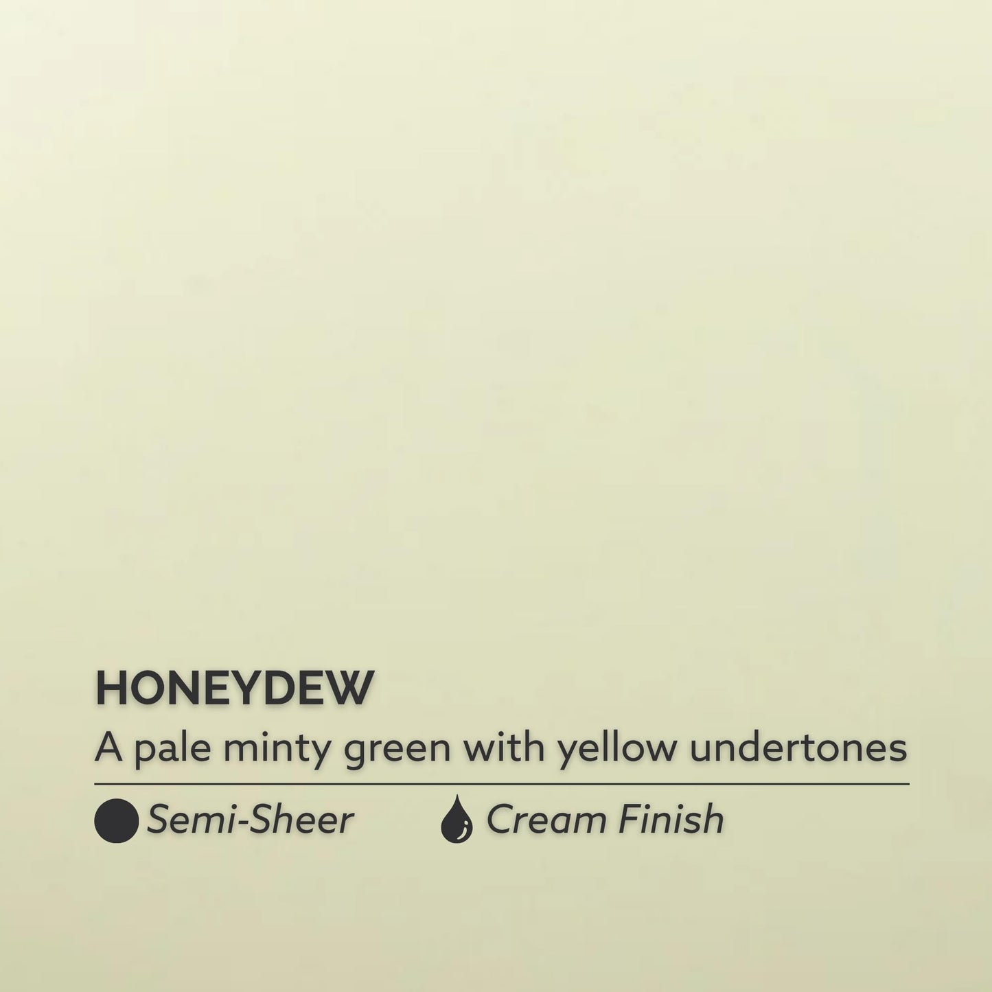 Dazzle Dry Nail Lacquer (Step 3) - Honeydew - A pale minty green with yellow undertones. Semi-sheer cream. (0.5 fl oz)