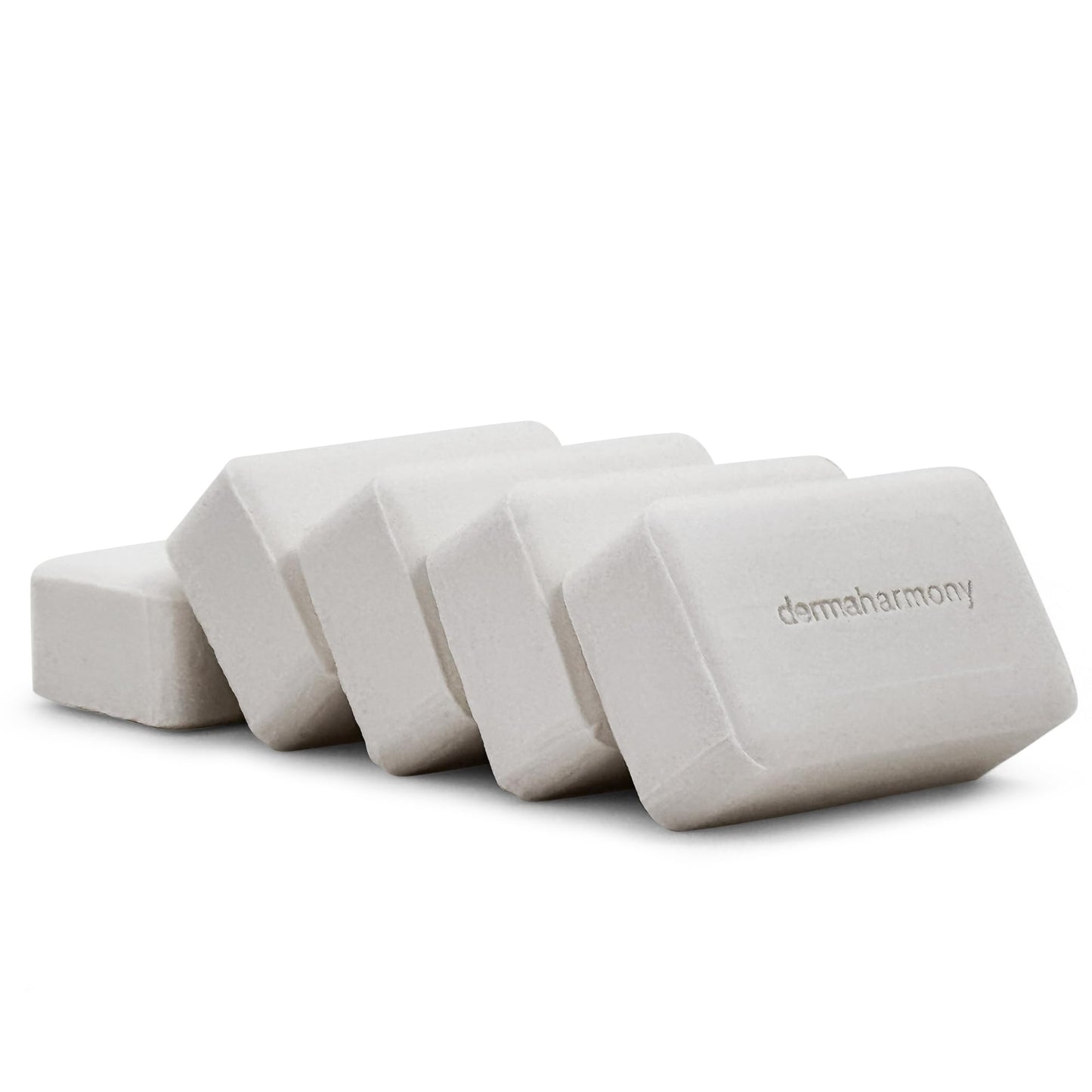 Dermaharmony Set of 5 2% Pyrithione Zinc (ZnP) Bar Soap 4 oz - Crafted for Those with Skin Conditions - Seborrheic Dermatitis, Dandruff, etc.
