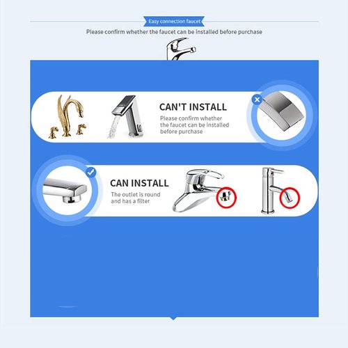 Water Flosser for Family Use, Oral Irrigator Non-Electric Safety Adjustable Faucet & Shower Spa, Water Pressure Dental Oral Care Tooth Cleaning.