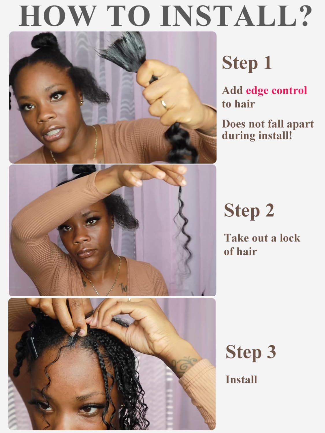 Giginger Color 30 Dark Brown Deep Wave Bulk Human Braiding Hair 50g Per Bundle 2 Pcs Total 100g 20 Inch Brazilian Virgin Bulk Human Hair Bundles July Summer Boho Hair for Braiding