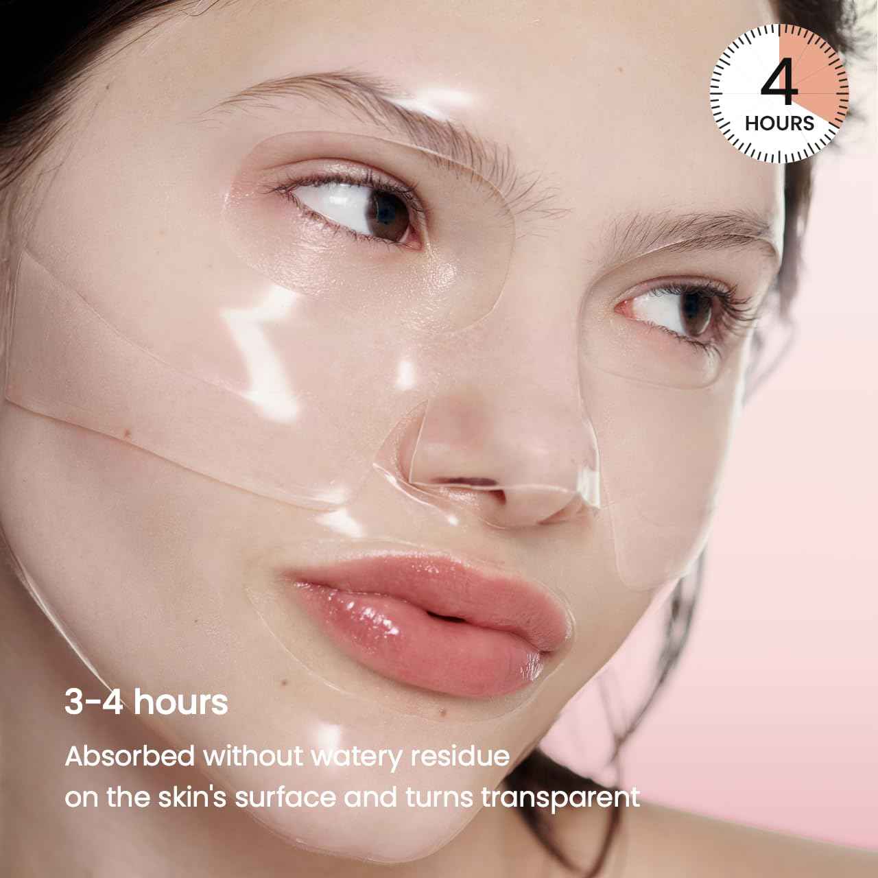 BIODANCE Bio-Collagen Real Deep Mask, Hydrating Overnight Hydrogel Mask, Pore Minimizing, Elasticity, Plumping Improvement, Korean Skincare, Stocking Stuffers for Teen Girls | 1.19oz(34g) x 4ea