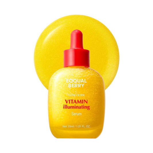 EQQUALBERRY Vitamin Illuminating Serum – Brightening Vitamin C Serum with Niacinamide | Strengthens skin barrier | Hydrates using Ceramide and Hyaluronic Acid, 1.01oz / 30ml