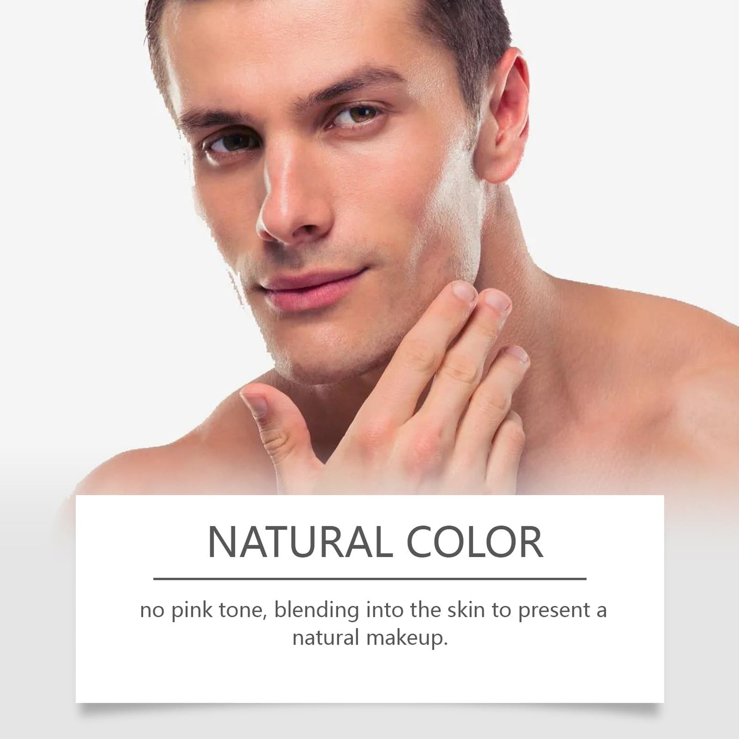 Men's Tinted Moisturizer with Shea Butter - Lightweight, Fragrance-FreeNatural-Looking Coverage, Hydrating & Oil-Free, Water & Sweat Resistant for All-Day Wear, Non-Greasy Formula (Nude Tone1.76oz)