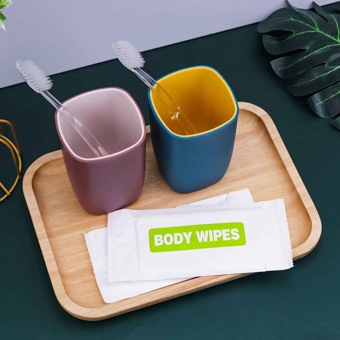 Hipruict Body Wipes Individually Wrapped, 50 Pack Large Adult Bathing Wipes, No Rinse, Aloe Vera Extract, Odor Removal, for Fitness, Travel and Camping