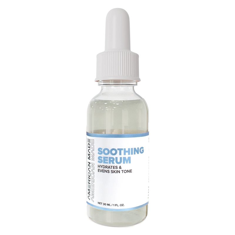 American Made Skincare Soothing Face Serum - Reduce Wrinkles, Fine Lines, Age Spots - Gentle Skin Care Solution