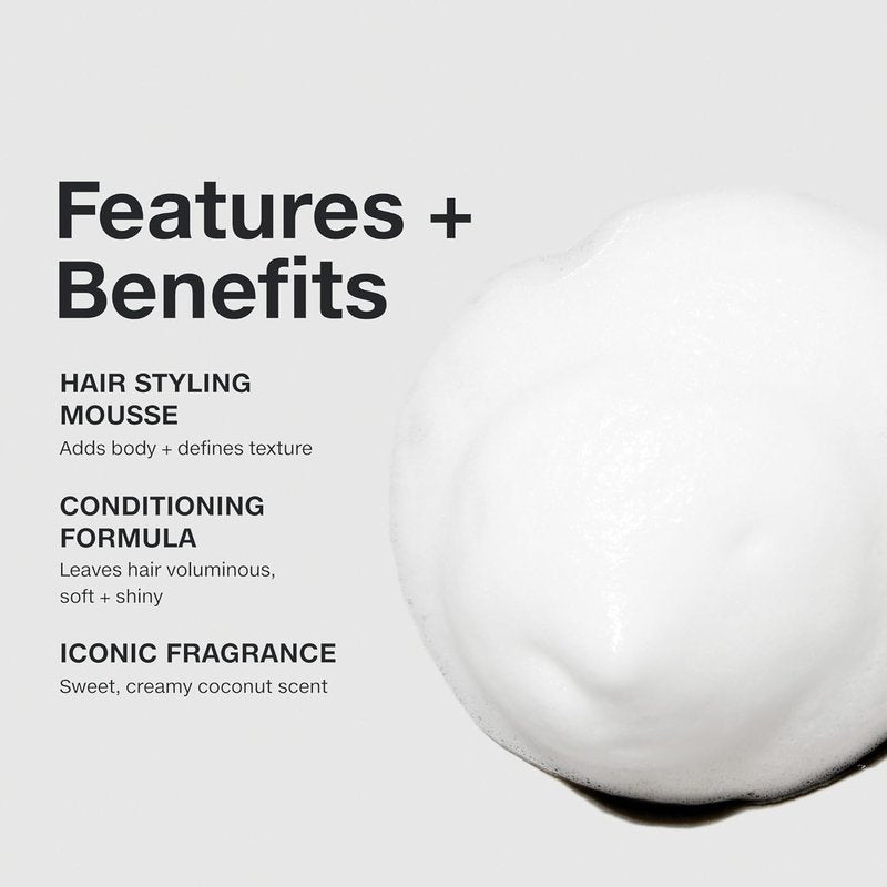 Paul Mitchell Sculpting Foam - Touchable Flexible Hold & Frizz Control for All Hair Types