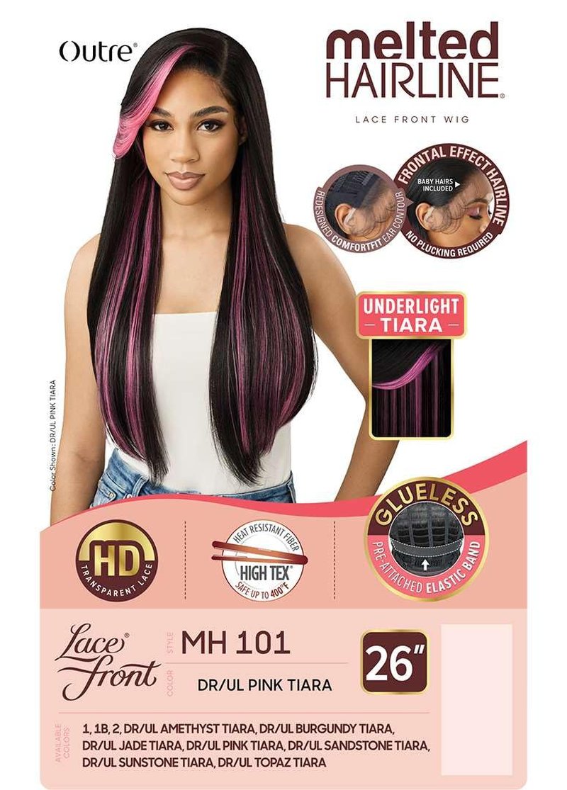 Outre Lace Front Wig - Melted Hairline - MH 101 (DARK BROWN 2)