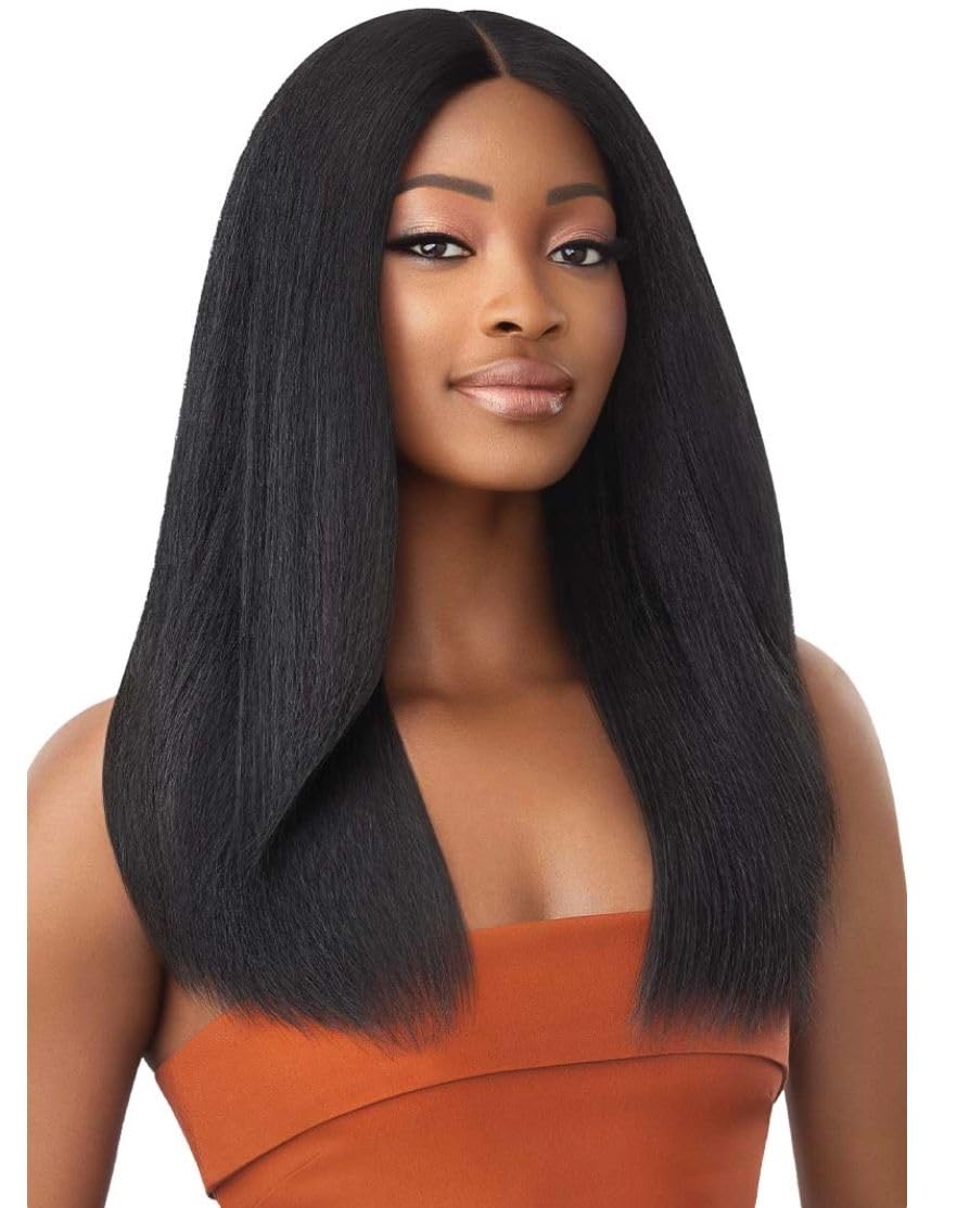Outre Soft & Natural Synthetic Lace Front Wig - NEESHA 207 (1 Jet Black)