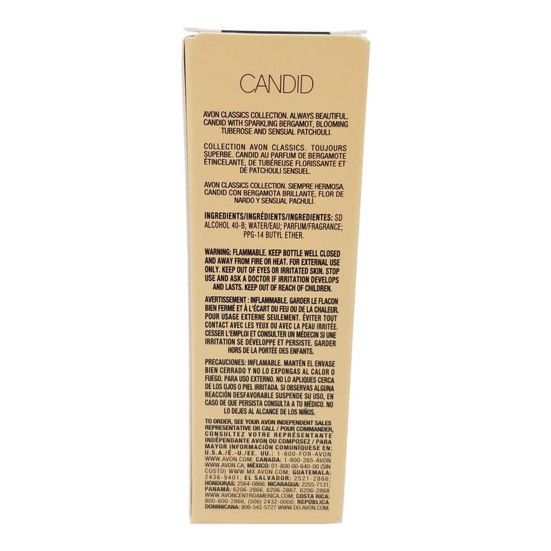 AVON Classics Candid Cologne for Men – 1.7 oz, Long-Lasting Amber Floral Perfume for Men with Bergamot & Patchouli – Mens cologne collection, Travel Size, Ideal Gift for Him