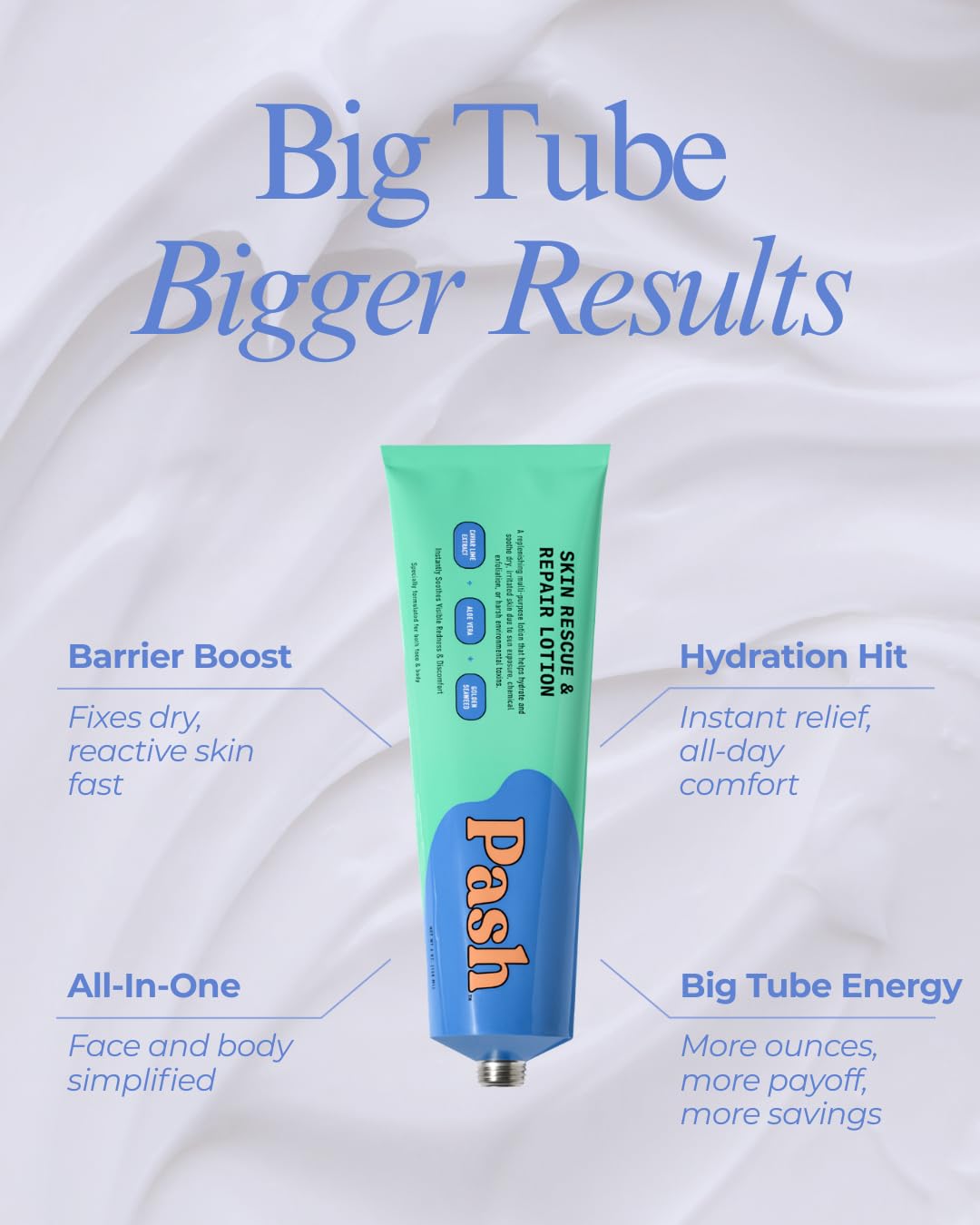 Pash Skin Barrier Rescue & Repair Daily Moisturizer, Fragrance-Free