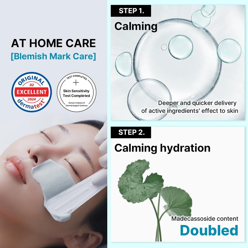 Mediheal Derma Modeling Pack - Madecassoside Blemish Relief | Hydrating DIY Icy Jelly Mask for Clear Skin