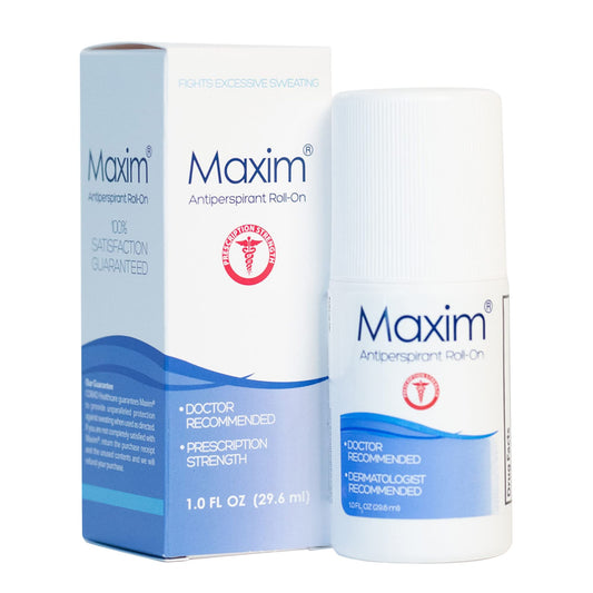 Maxim® Clinical Strength Antiperspirant for Hyperhidrosis Excessive Sweating – Stops Sweat Up to 48 Hours Per Use – Antiperspirant for Men and Women Certain to Keep you Dri
