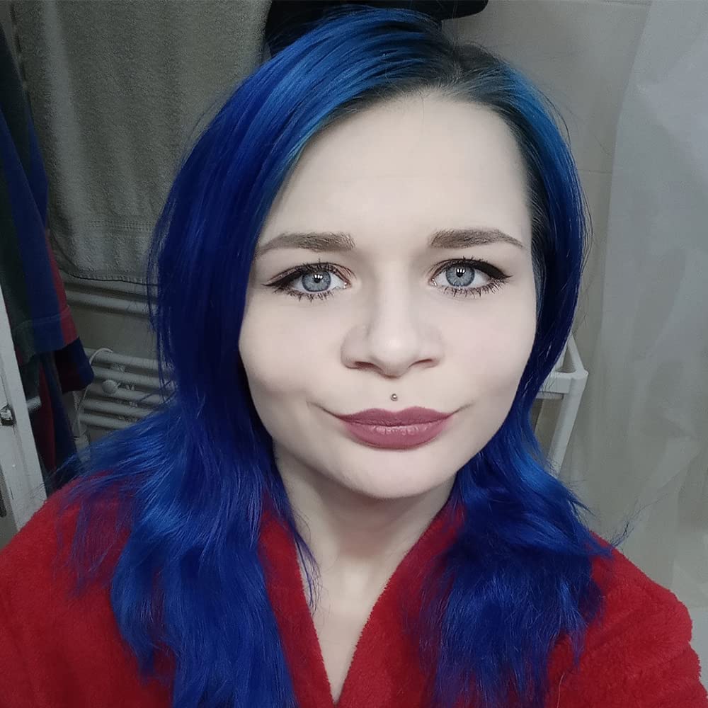 MANIC PANIC Classic After Midnight Semi Permanent Hair Color - Dark Blue Hair Dye for Women & Men That Lasts 4-6 Weeks - Vegan, Ammonia & Cruelty-Free - Create & Mix Custom Shades (4oz / 2pk)