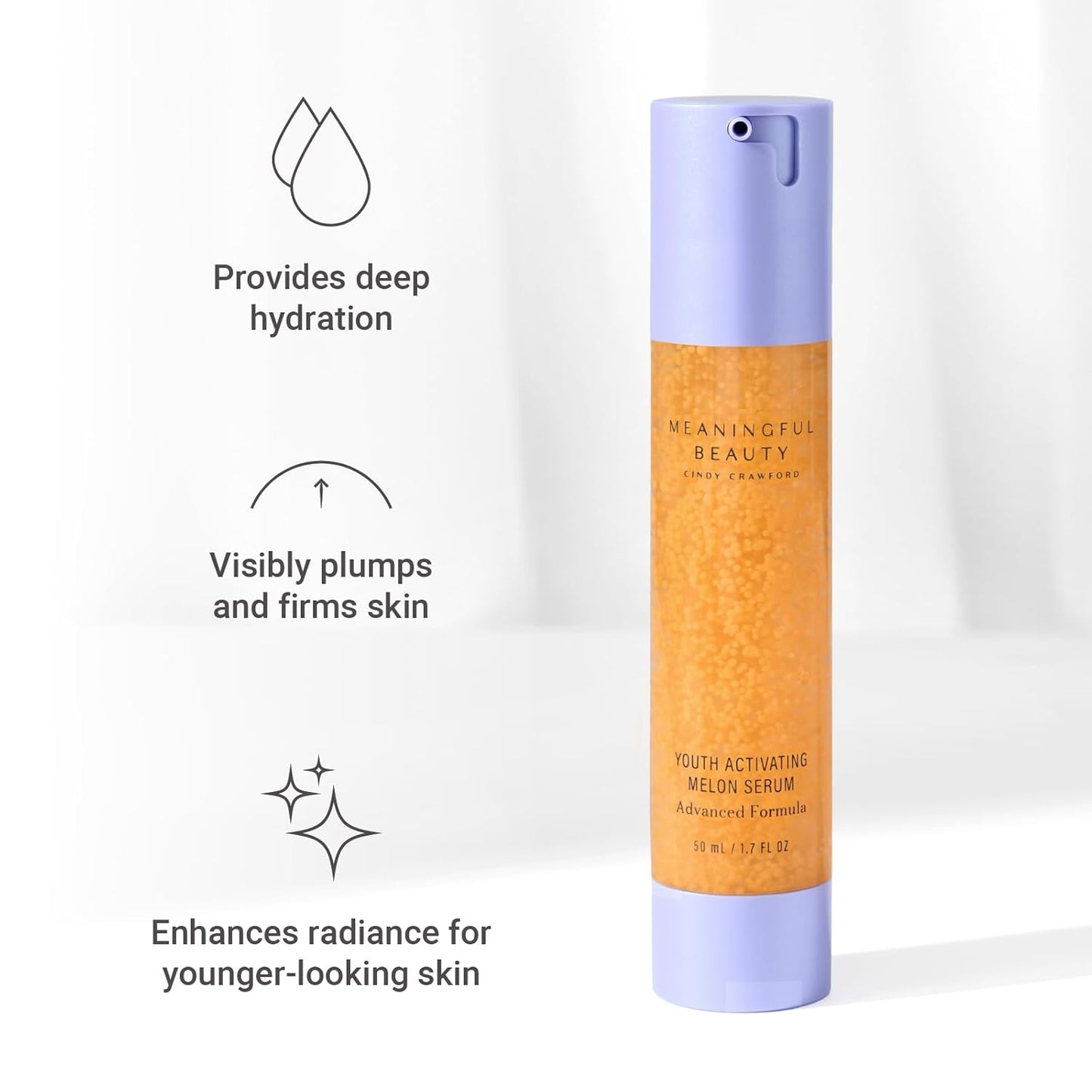 Meaningful Beauty Youth Activating Melon Serum - Anti-Aging Hydration & Brightening 1.7 oz