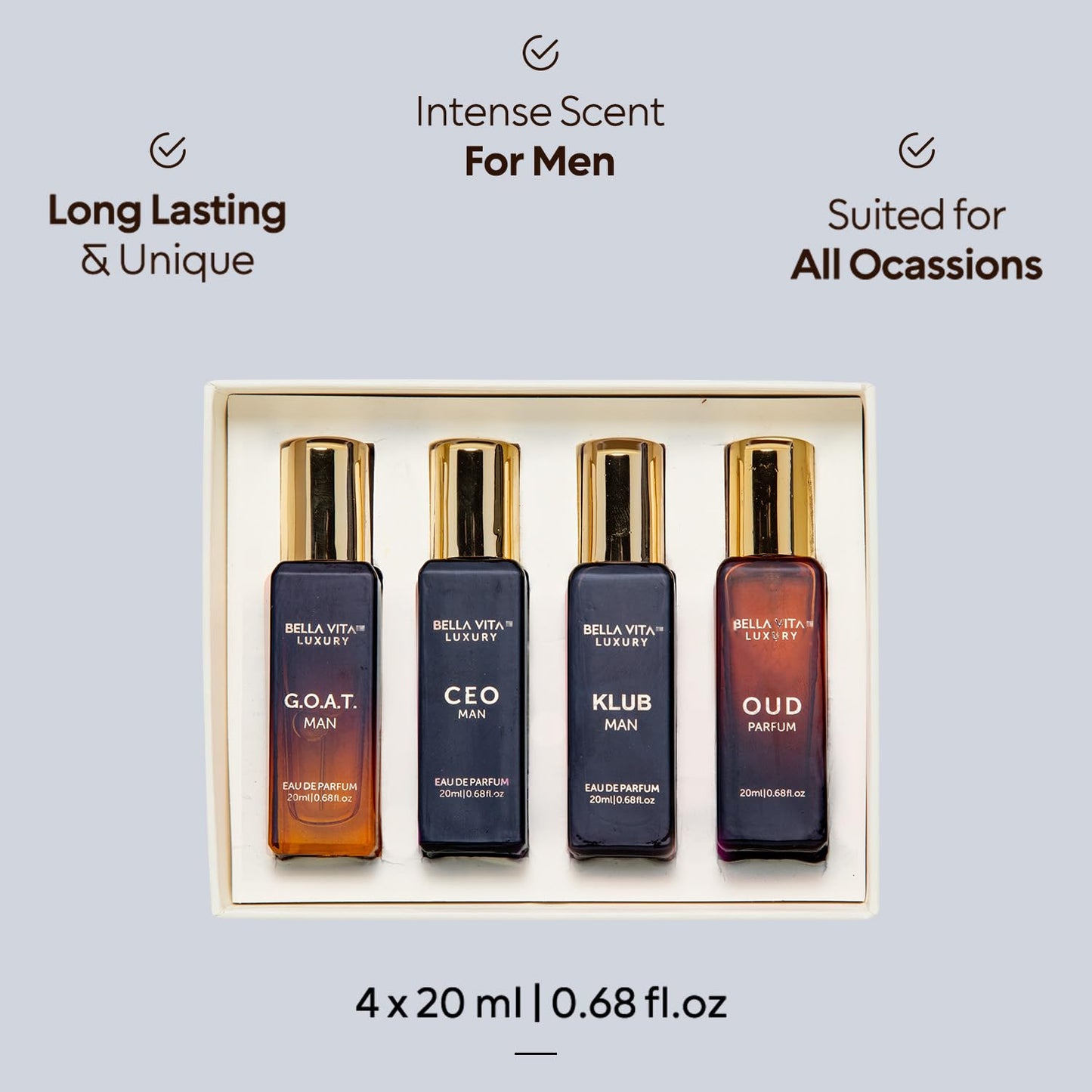 Luxury CEO Men's Cologne Gift Set - Long-Lasting Perfume with Lemon, Lavender, Tonka & Agarwood | Perfect for Gifting