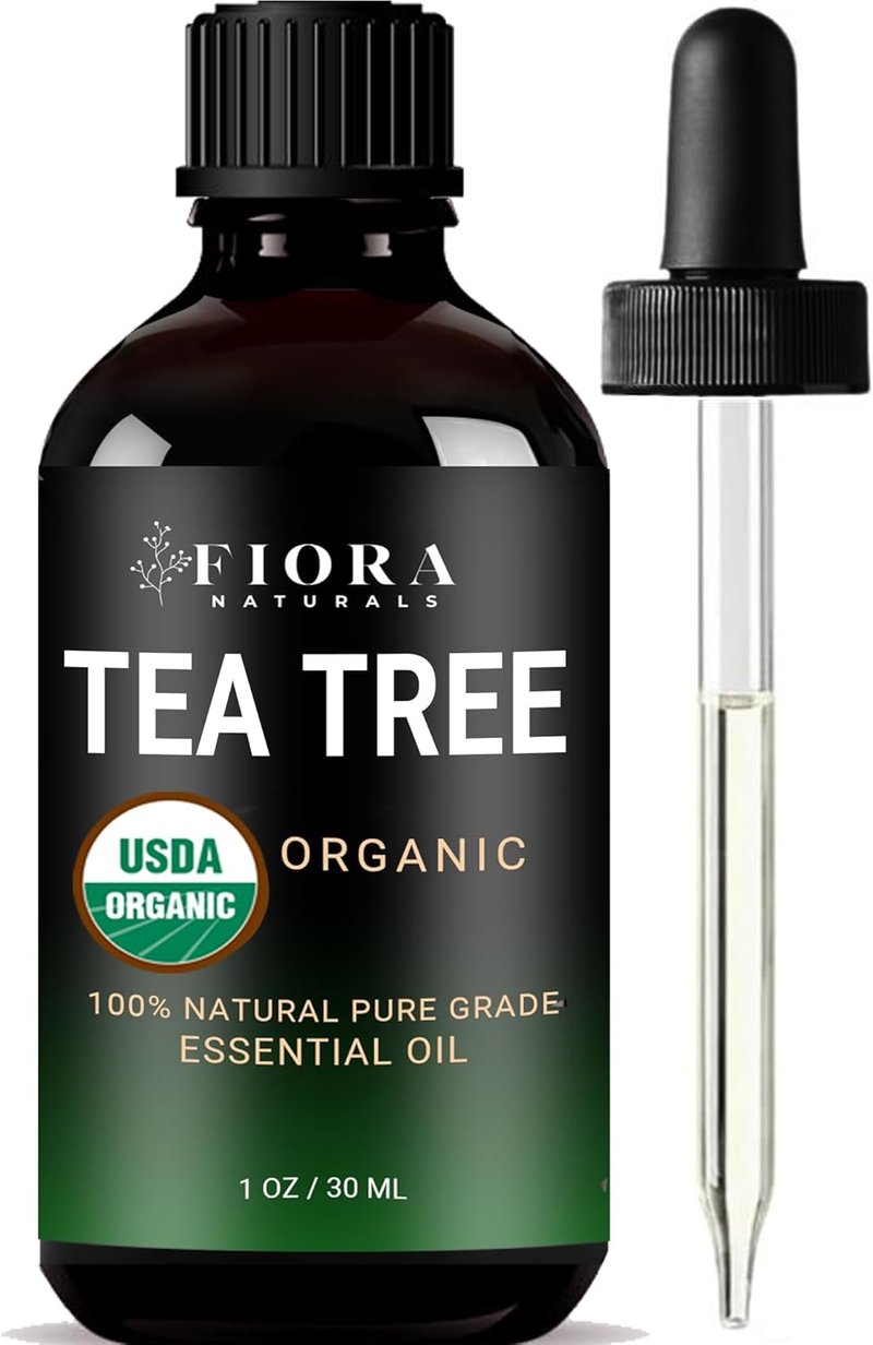 Pure Organic Tea Tree Essential Oil - Therapeutic Grade for Skin, Hair & Acne | 1 fl oz