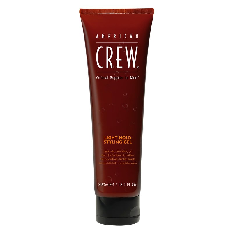 AMERICAN CREW Men's Hair Styling Duo - Texture Lotion with Light Hold & Low Shine (8.4 Fl Oz), and Non-Flaking Gel (13.1 Fl Oz)