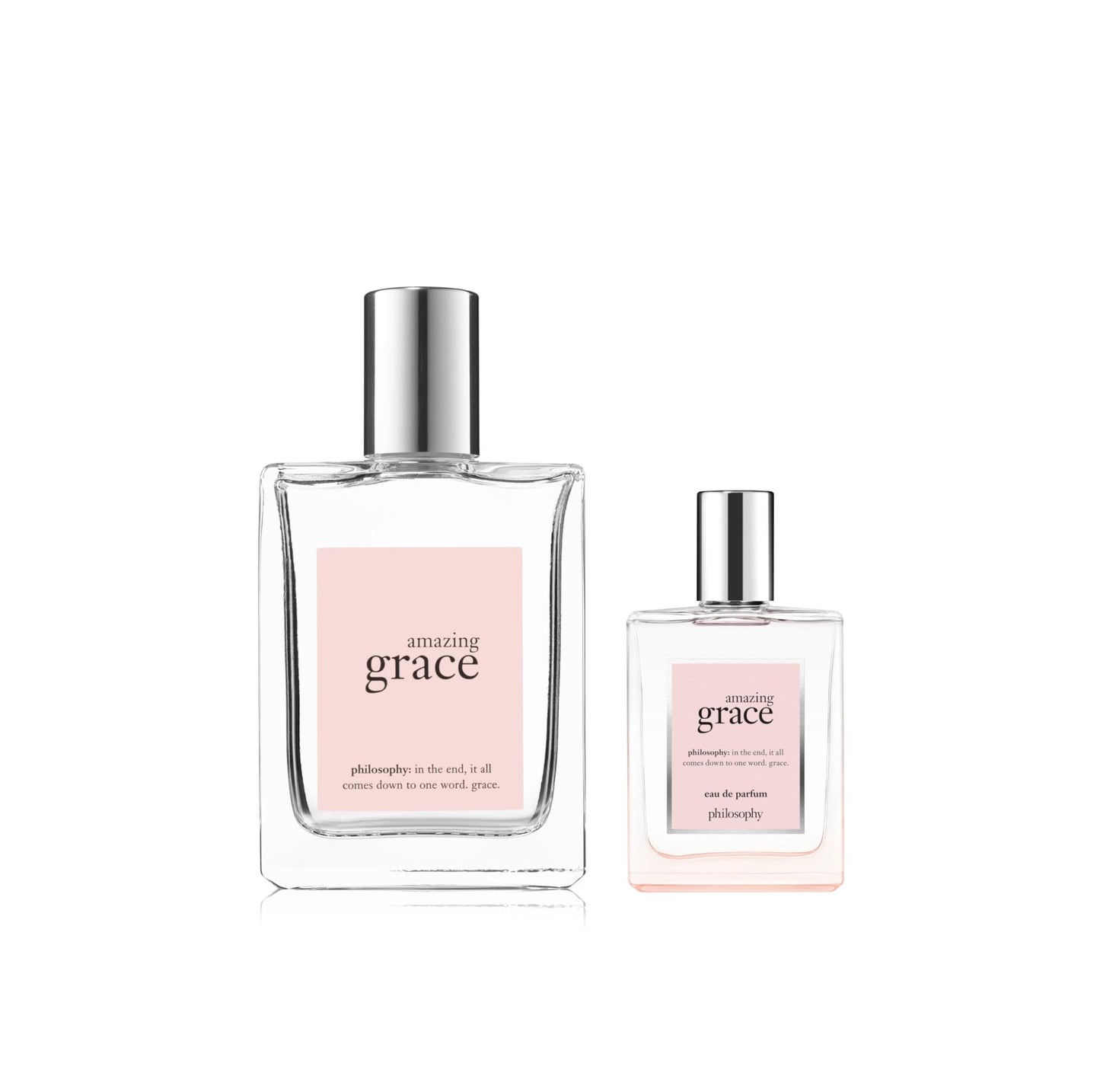 philosophy amazing grace eau de toilette bundle - Full Size & Travel Size with notes of bergamont, lily and musk