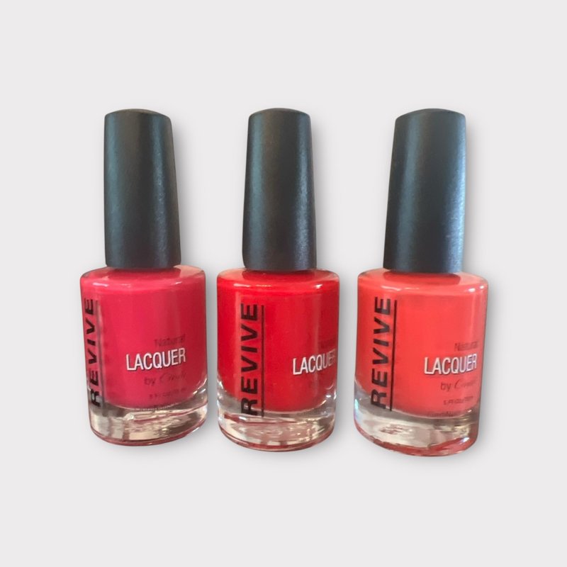 Cindi Nails Brighten Your Day Nail Polish Set – 3-Pack Vibrant Shades in Coral Reef, Getting Reddy, and Pinky Swear – 7-Free, Non-Toxic, All Natural, Long-Lasting