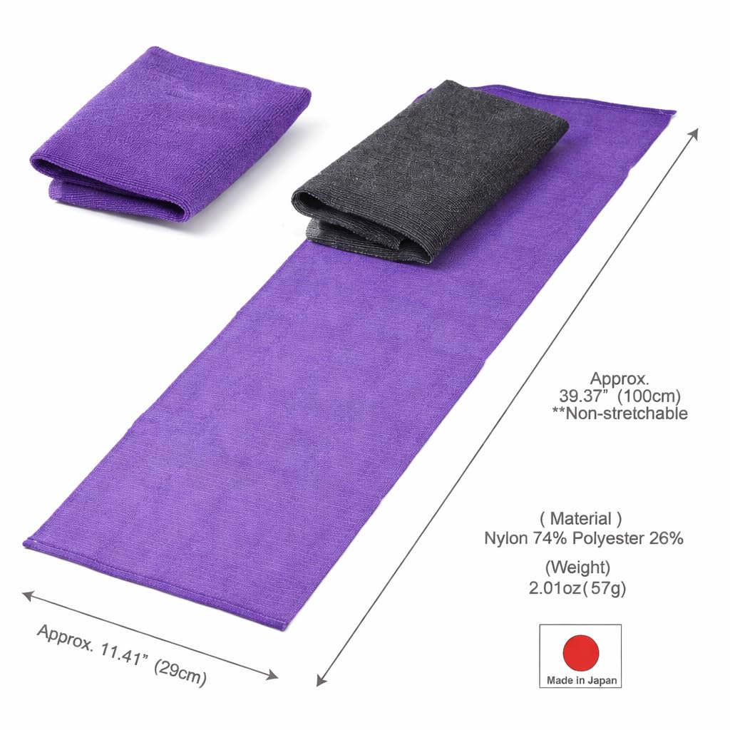 Extra Rough, Exfoliating Washcloth [Made in Japan] Exfoliating Towel Special texture makes Fluffy Foam lather, Back Scrubber, Dead Skin Cell Remover [Loofah for Women and Men] (2pcs set)