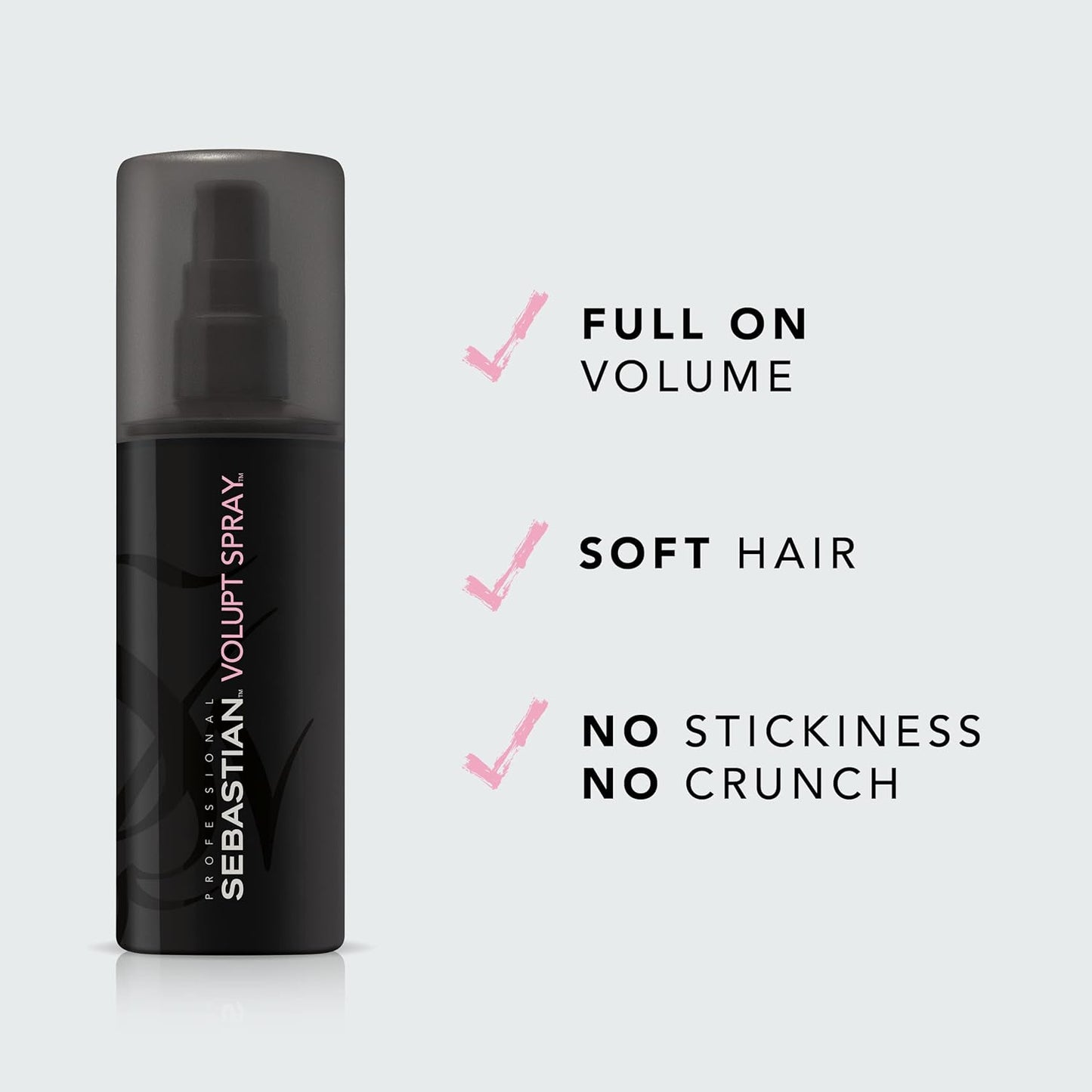 Sebastian Professional Volupt Volume-Building Spray Gel - Volumizing Hair Styling | 5.07 fl oz