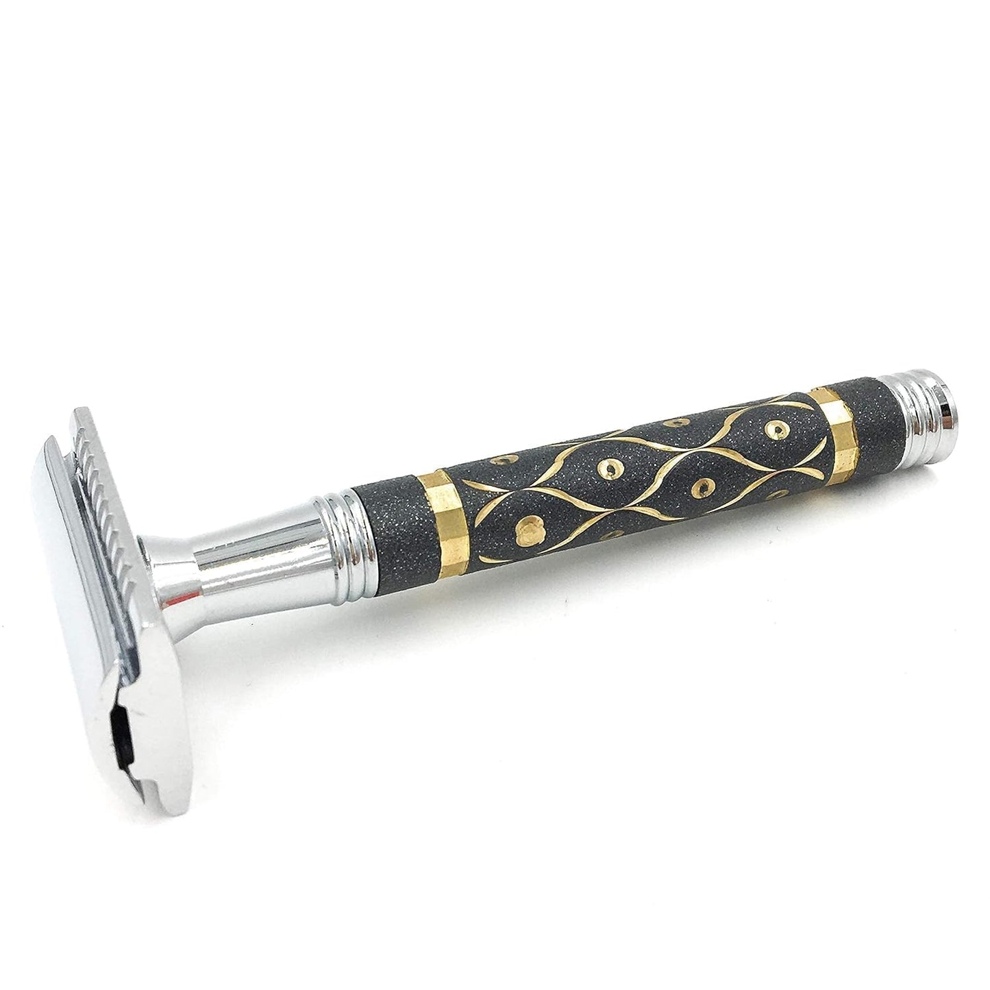 Parker 65R Super HeavyweightDouble Edge Safety Razor, Long Sandstone Handle