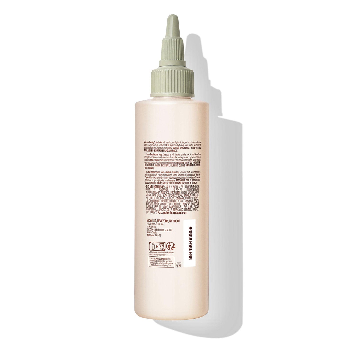 Mizani Scalp Care Calming Scalp Lotion - Soothing Dandruff Treatment, Anti Flake, With Eucalpytus, Avocado Oil & Menthol, Silicone-Free, Paraben-Free