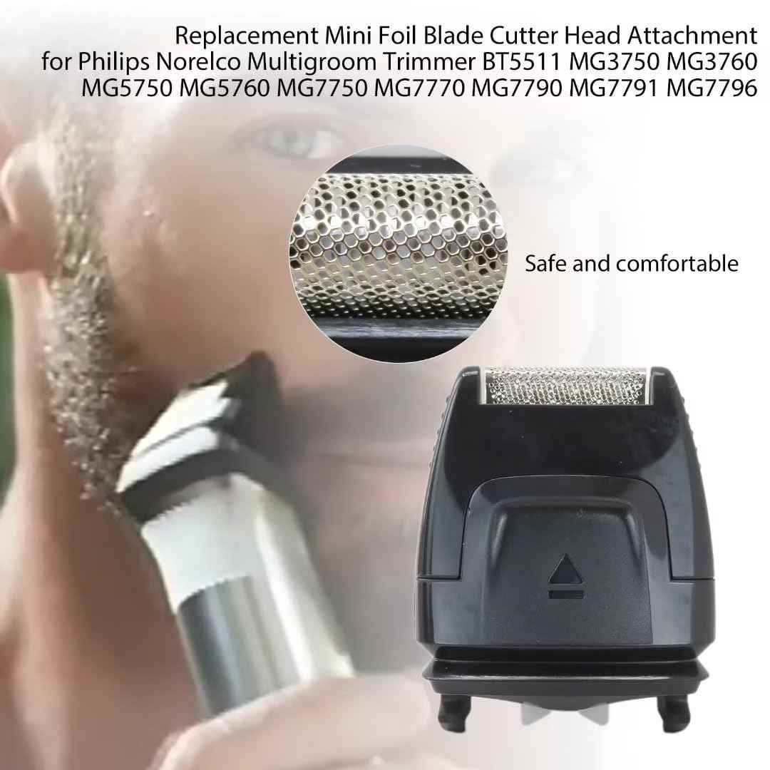 Colorpp 2024 Upgraded Mini Foil Blade Cutter Head Attachment for Philips Norelco Multigroom Trimmer MG7750 MG7770 MG7785 MG7790 MG7991 MG7796 MG9730