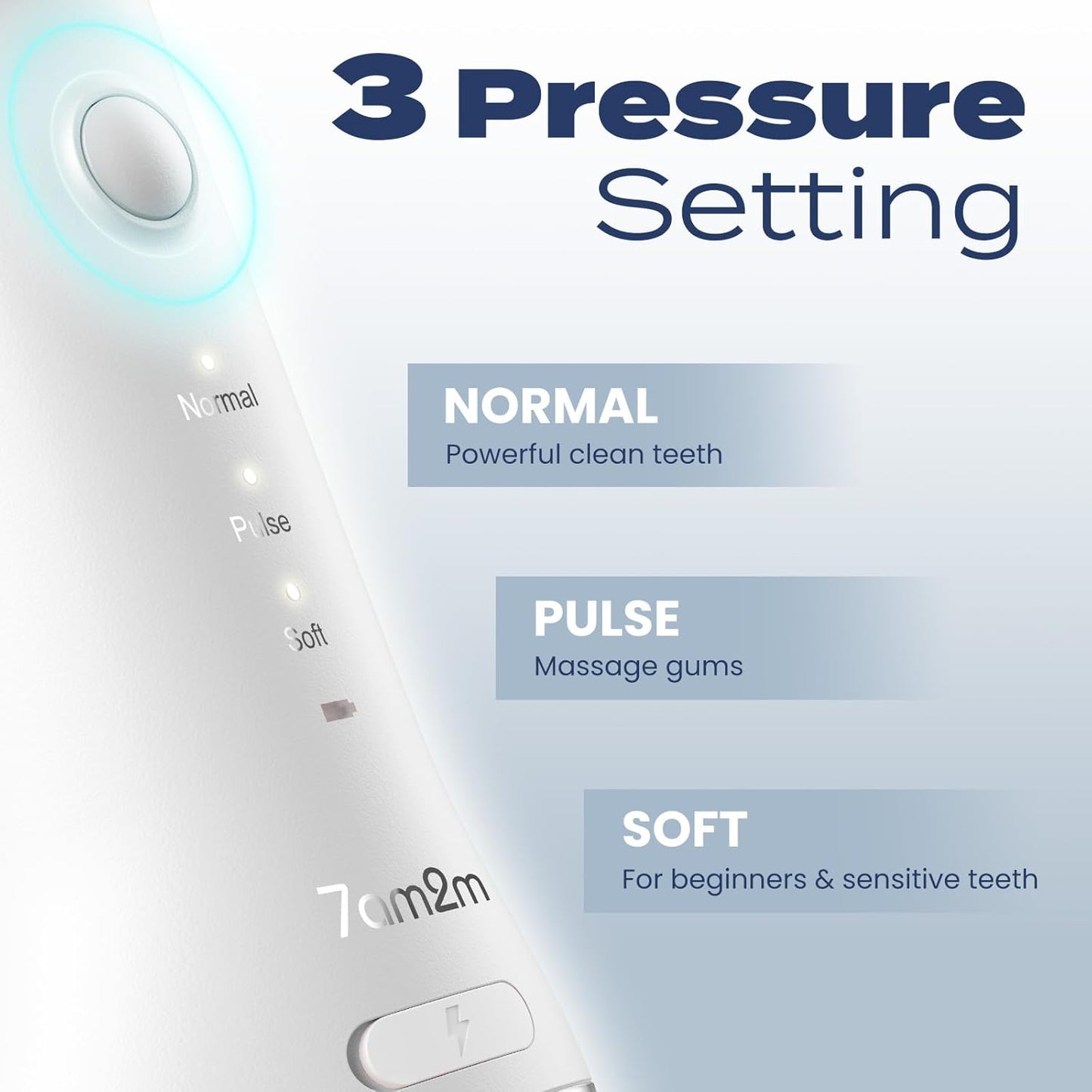 Portable Cordless Water Flosser - 3 Modes, 2 Tips, Fast Rechargeable, IPX7 Waterproof | Travel & Home Use (White)