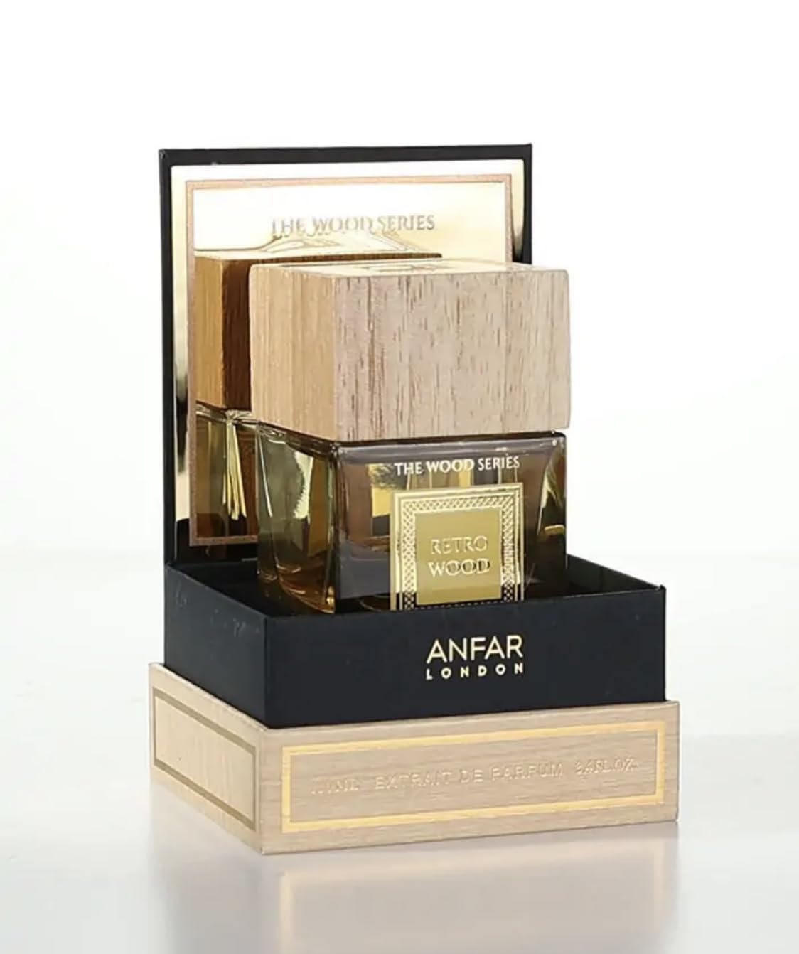 Anfar Retro Wood for Unisex - 3.4 oz Extrait De Parfum Spray