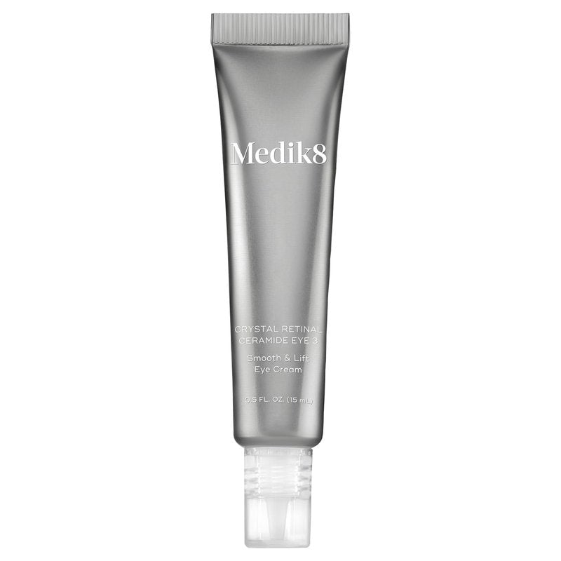 Medik8 Crystal Retinal Ceramide Eye 3 - Lifting Eye Cream with Vitamin A - Smoothing Under Eye Cream for Wrinkles and Sensitive Skin - 0.5 oz