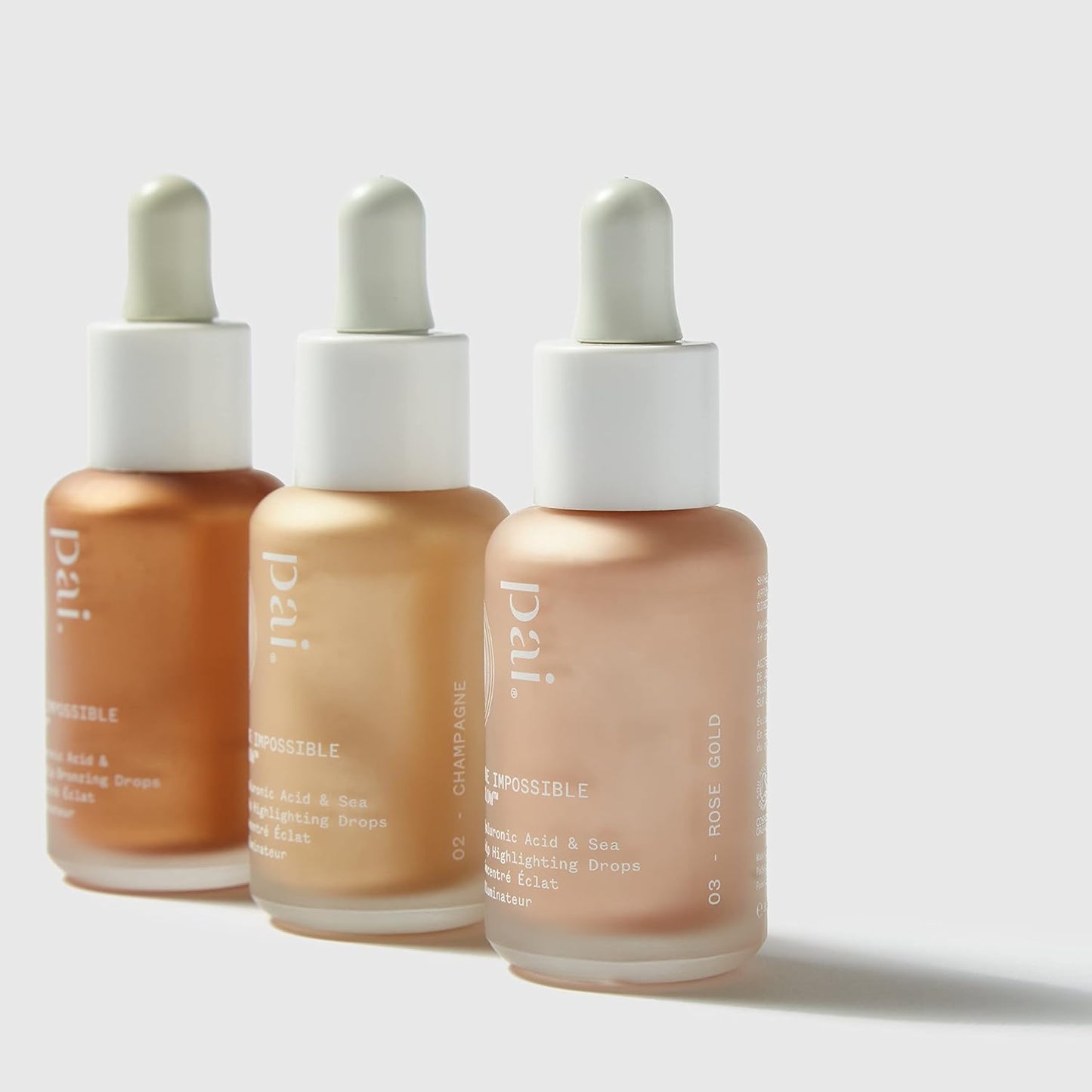 Pai Skincare - Organic Hyaluronic Acid Glow Drops | Vegan Sea Kelp Serum for Sensitive Skin (Bronze, 1 fl oz | 30 ml)