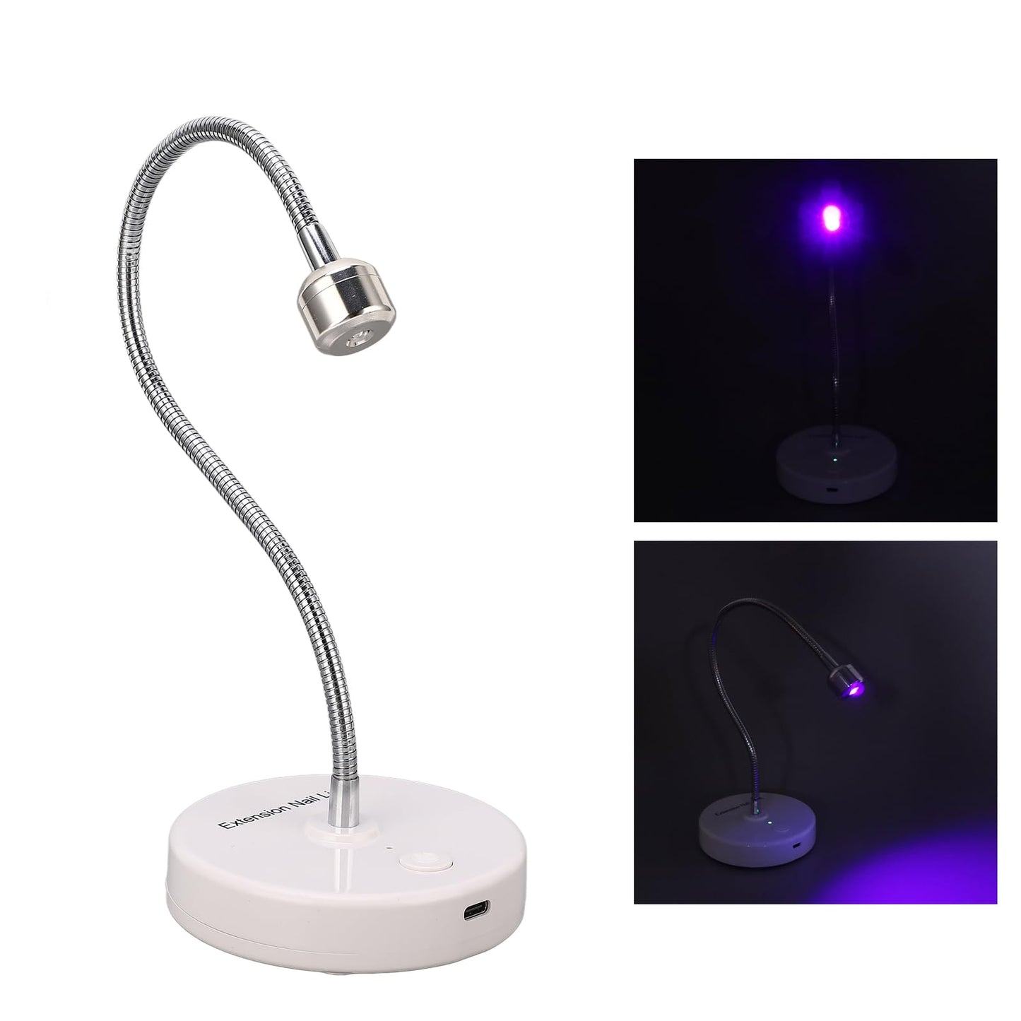 LED Light, 3W USB Input Flash Cure Light for Nails, Nail Dryer Nail Extension Gel Curing Lamp for Outdoor Stall Gel Nail Curing