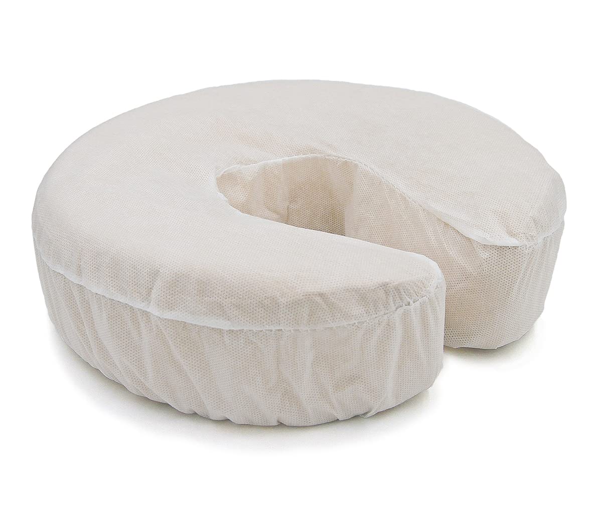 LIFESOFT Disposable Fitted Face Cradle Covers Silky Massage Headrest Covers Box of 100