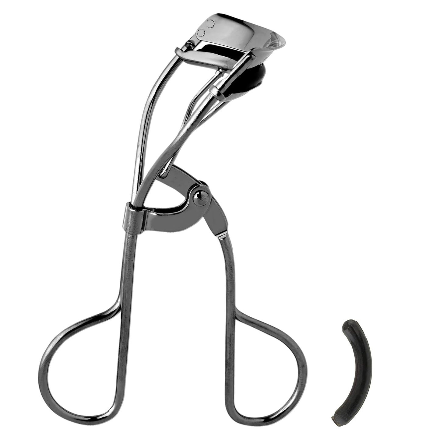 Extreme Lash Curler - Scissor Comfort Handle for Deep Curl | 8-Hour Hold, High Arch Design, Gunmetal Finish