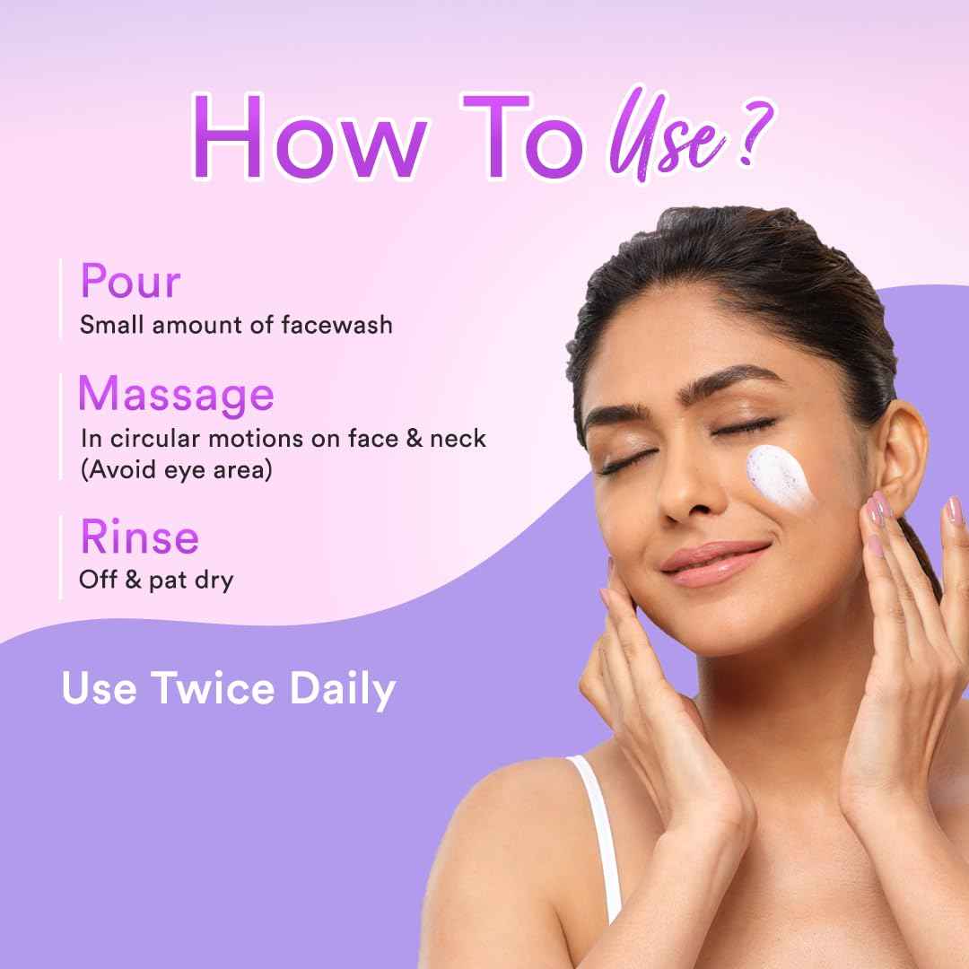 Lacto Calamine Face Wash with Kaolin Clay for Oily Skin, 100 ml (Pack of 2)