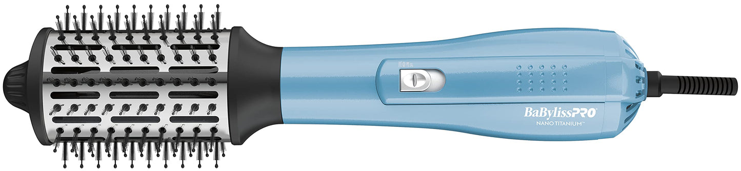 BabylissPRO Nano Titanium Professional 2.5" Hot Air Dryer Brush For Styling And Drying