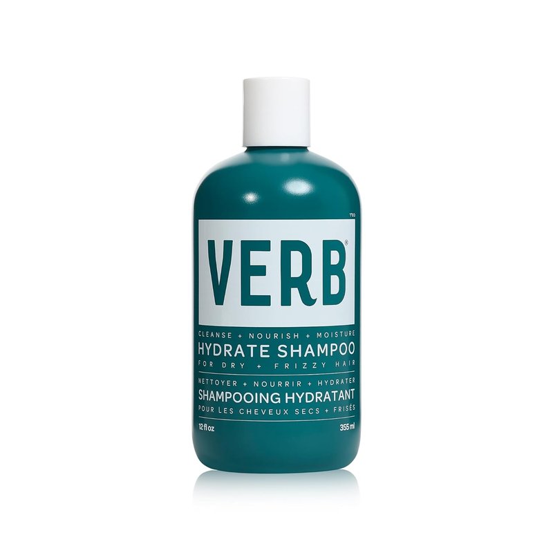 VERB Hydrate Shampoo - Nourishing Formula for Dry, Frizzy Hair - Smooths & Reduces Frizz | Amber & Warm Jasmine Scent